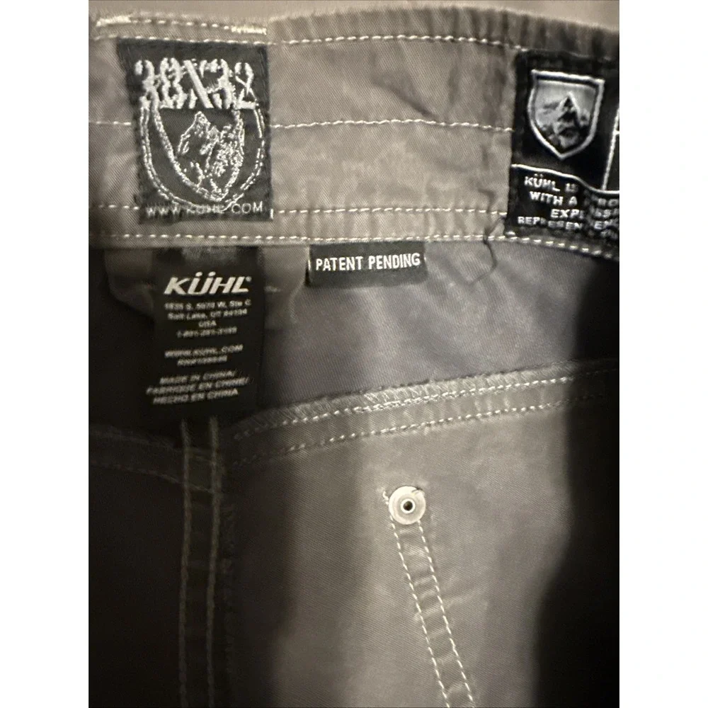 Kuhl Radikl Pants Mens 38x32 Gray Stretch Hiking Outdoor Workwear 7 Pocket - Picture 8 of 14